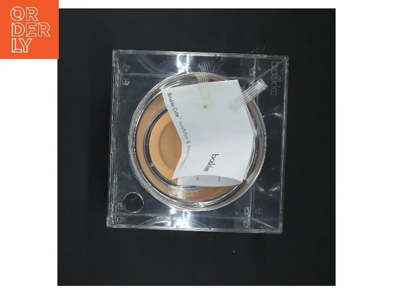 Billede 2 - Ny Selvvandingspotte Transparent po ur tte med base fra Boskke (str. 15x15x15 cm)