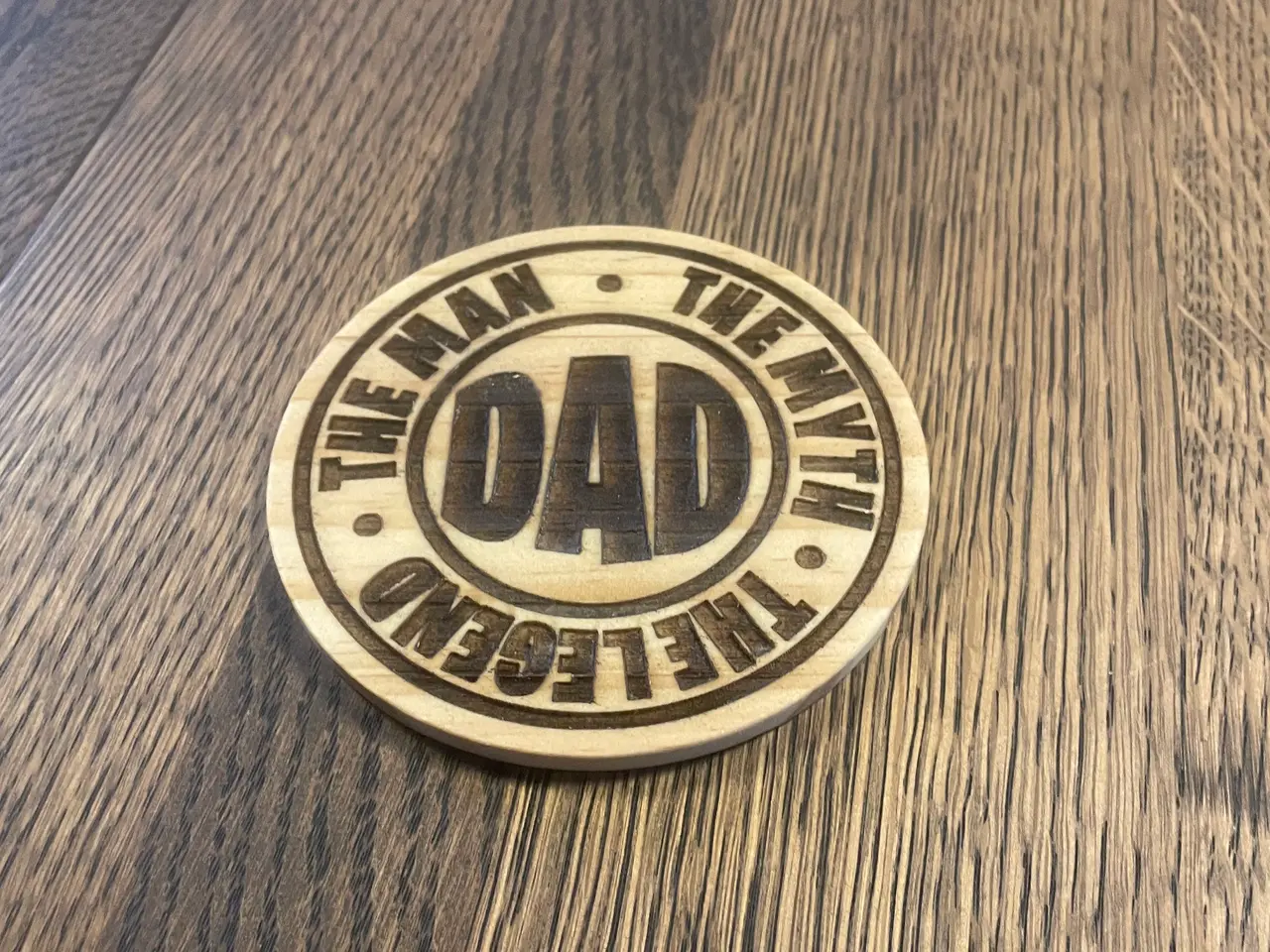 Billede 7 - Holder i træ, med 6 coasters.