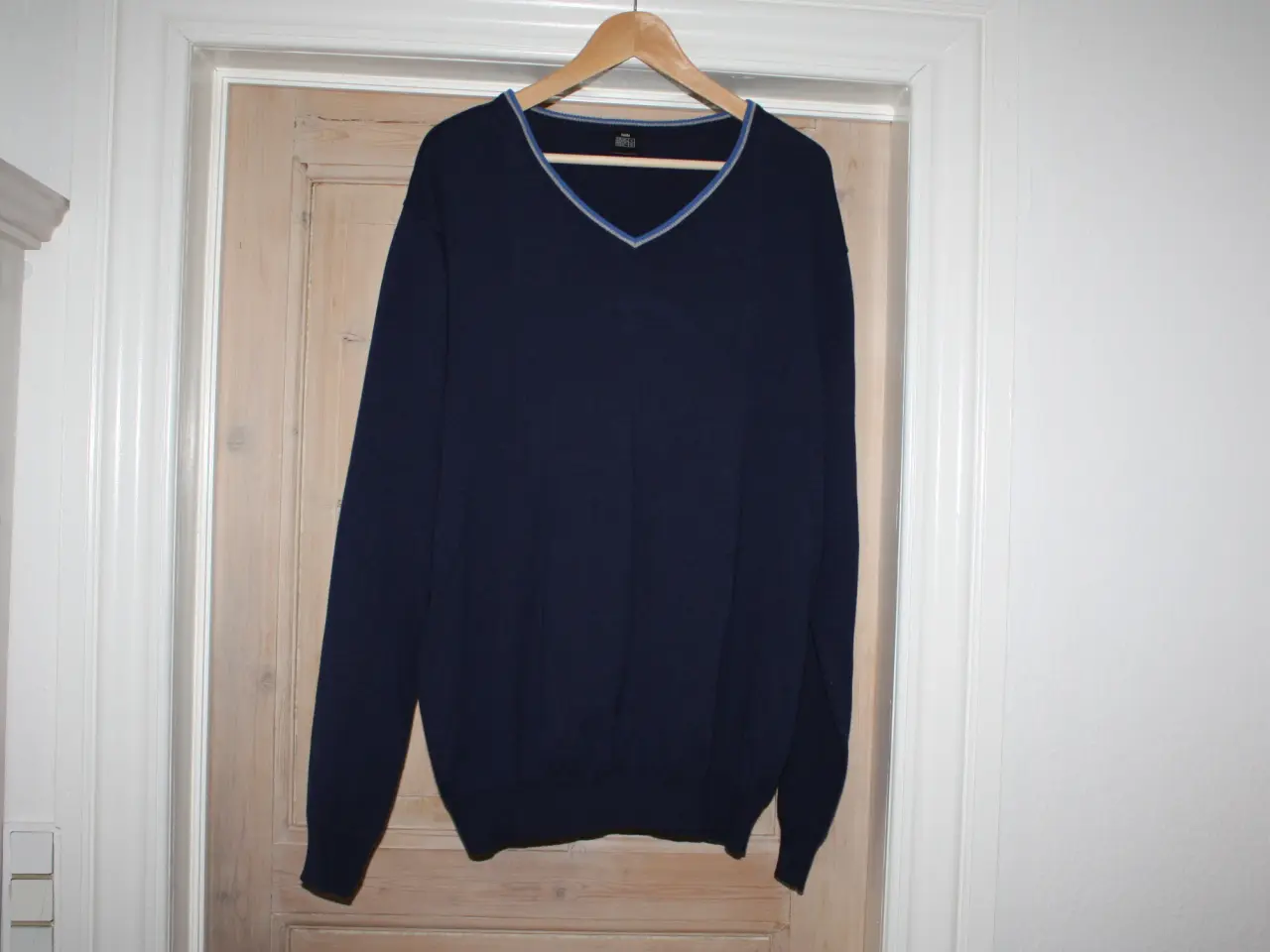 Billede 1 - MAN sweater str. 2XL blå 100% cotton