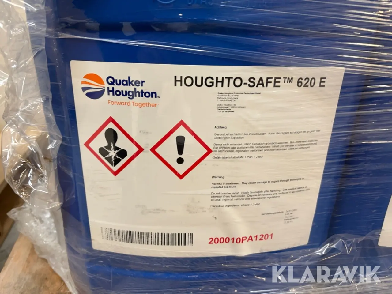 Billede 7 - Hydraulikolie Quaker Houghton Houghto-Safe 620 E 9 Beholdere