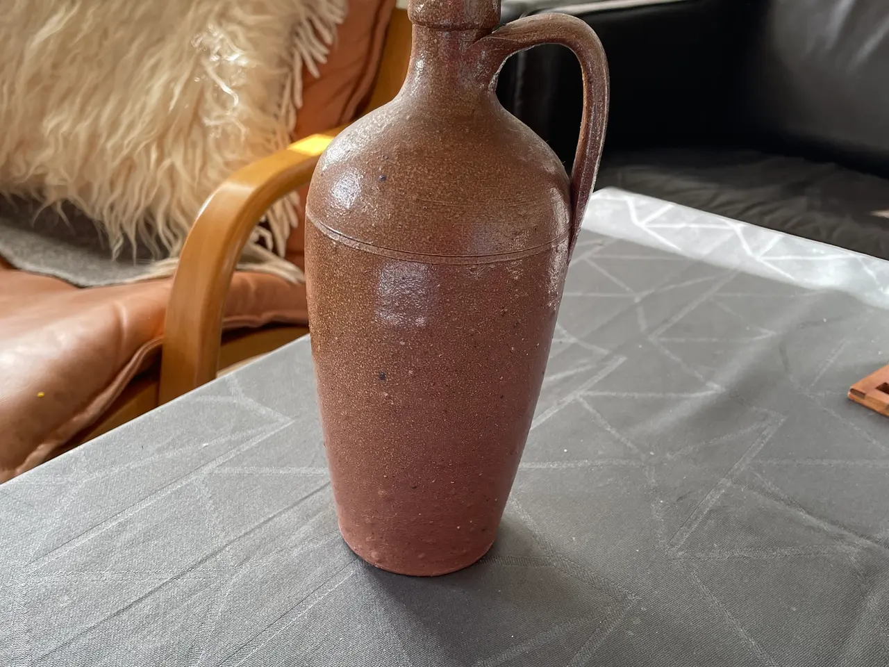 Billede 1 - Saltglasseret klunkeflaske