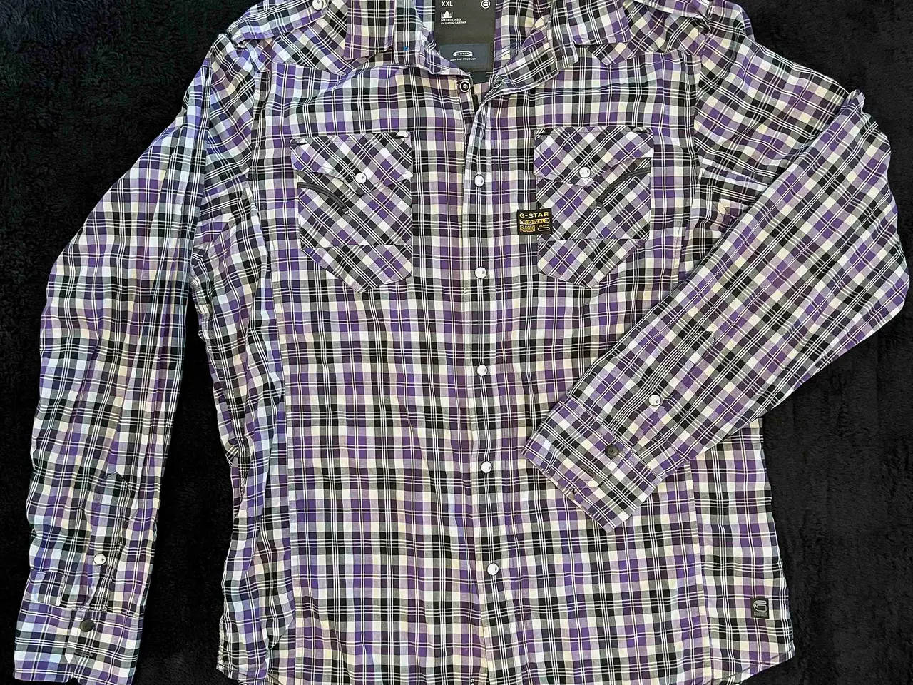 Billede 1 - G-Star RAW skjorte (X)XL – lynlås & trykknapper