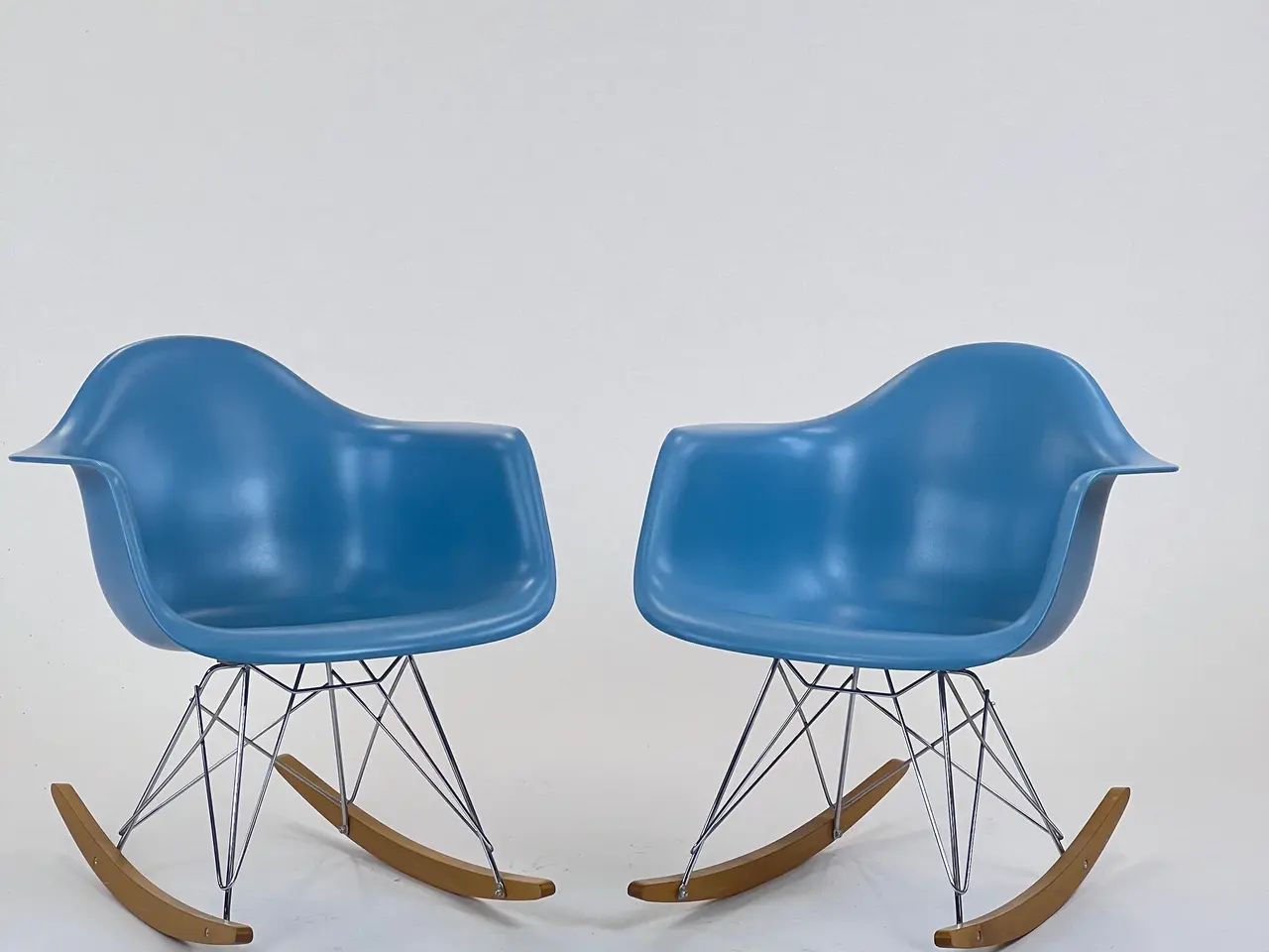 Billede 7 - Vitra Plastic Armchair RAR Loungestol – Blå