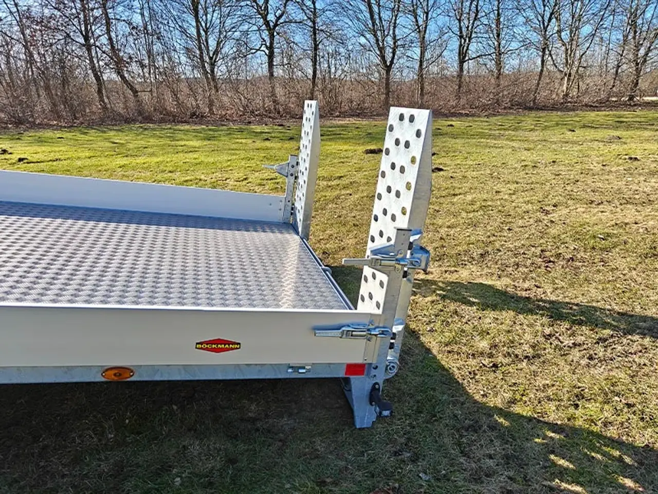 Billede 8 - Böckmann Maskintrailer - tip - Alu bund - LED baglygter