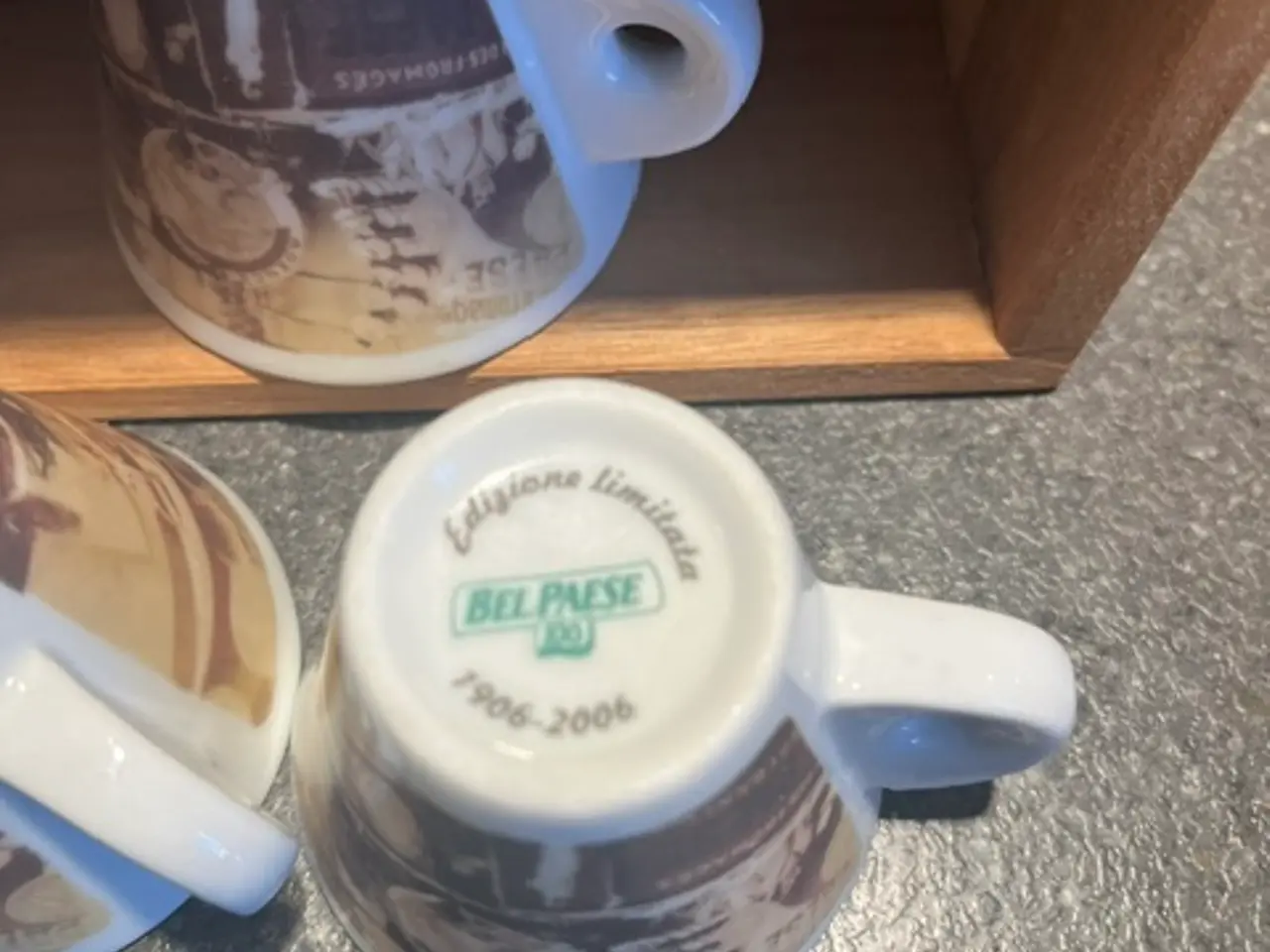 Billede 4 - 6 sjældne Bel Paese kaffekopper – Limited Edition