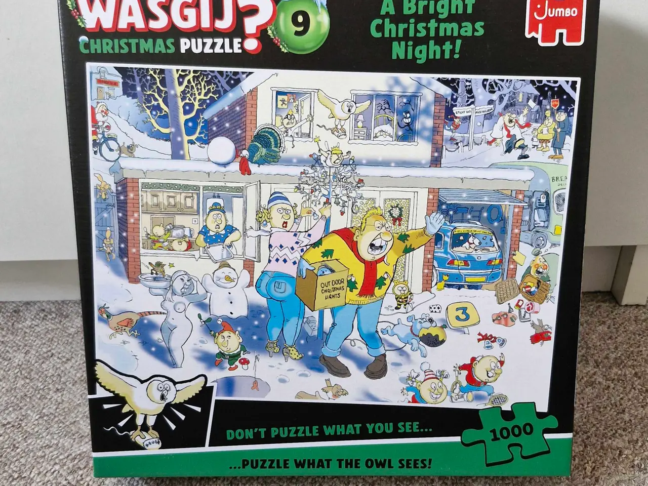 Billede 1 - Wasgij, Nr. 9, A Bright Christmas Night, 1000 stk