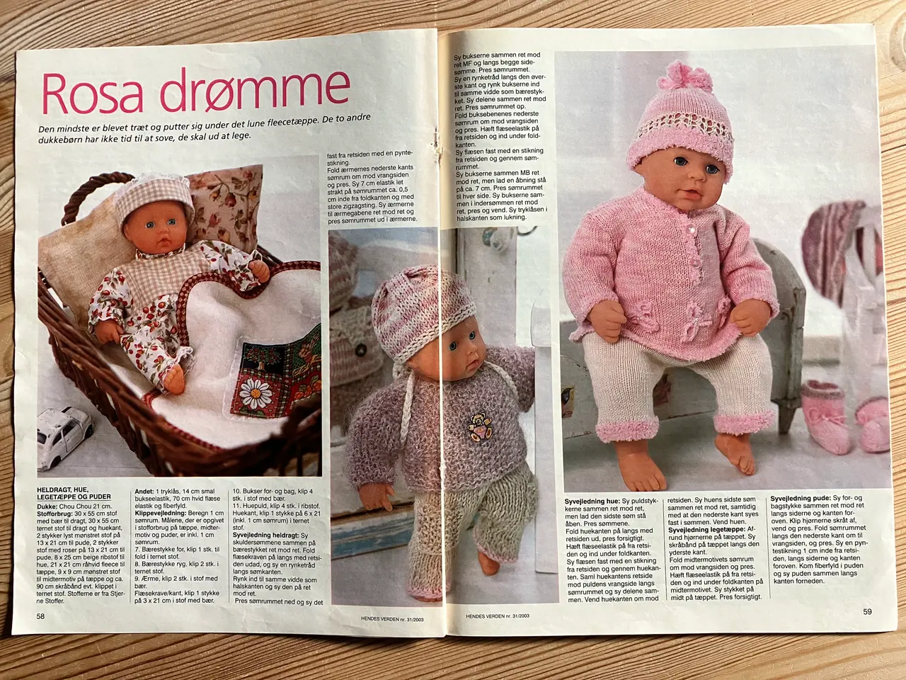 Billede 5 - Sy og strik til Chou Chou og New Born Baby