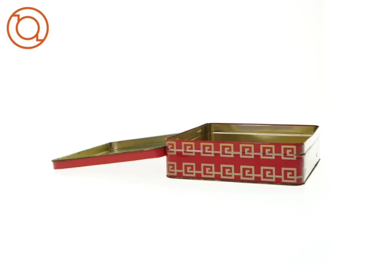 Billede 3 - blikdåse med asiatisk motiv (str. 22 x 23 cm)