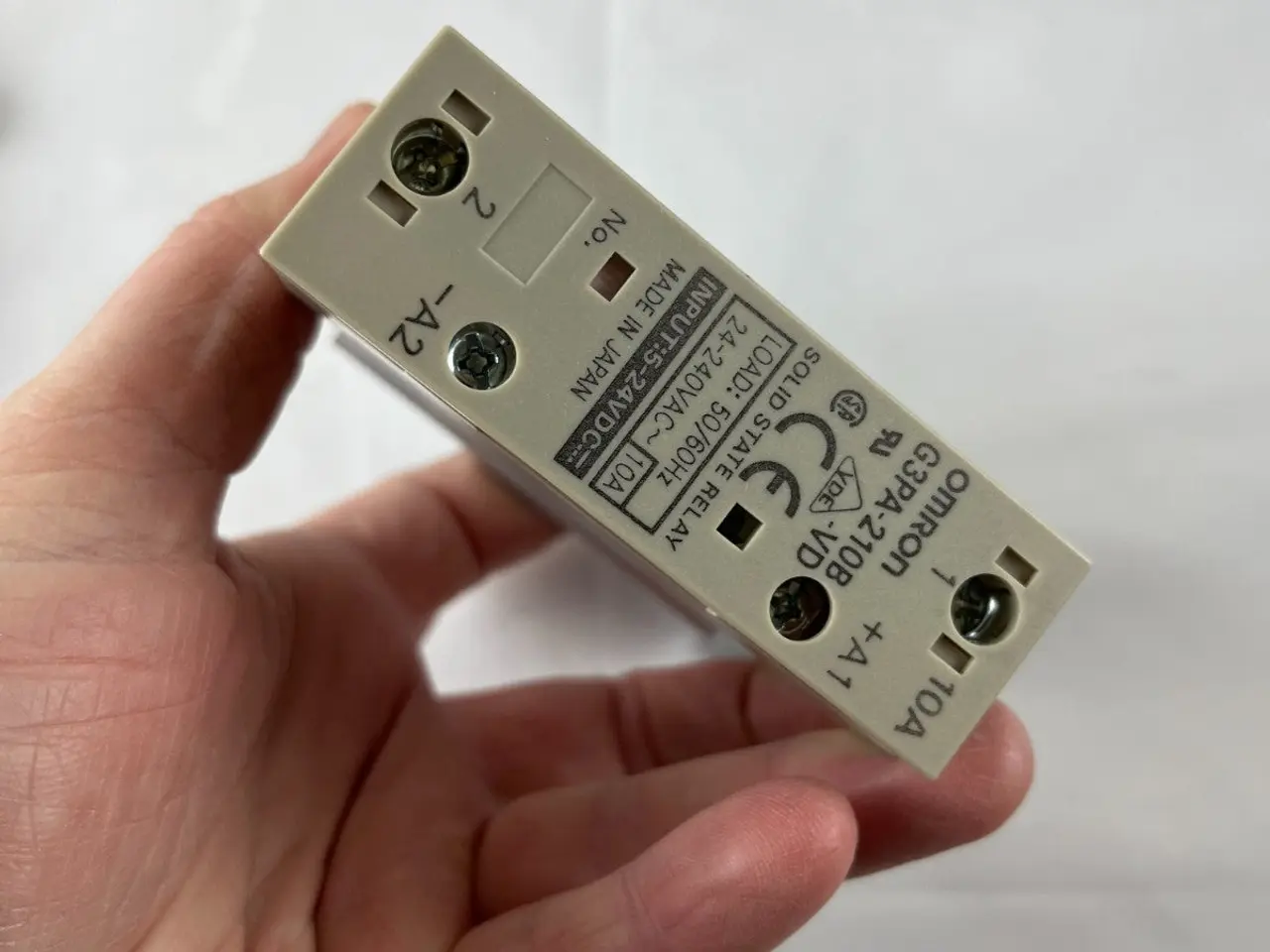 Billede 10 - Omron G3PA‑210B‑VD Solid State relæ 10A 24–240Vac