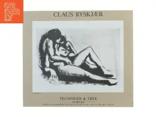 Plakat af Elskende par af Claus ryskjær (str. 49x40 cm)