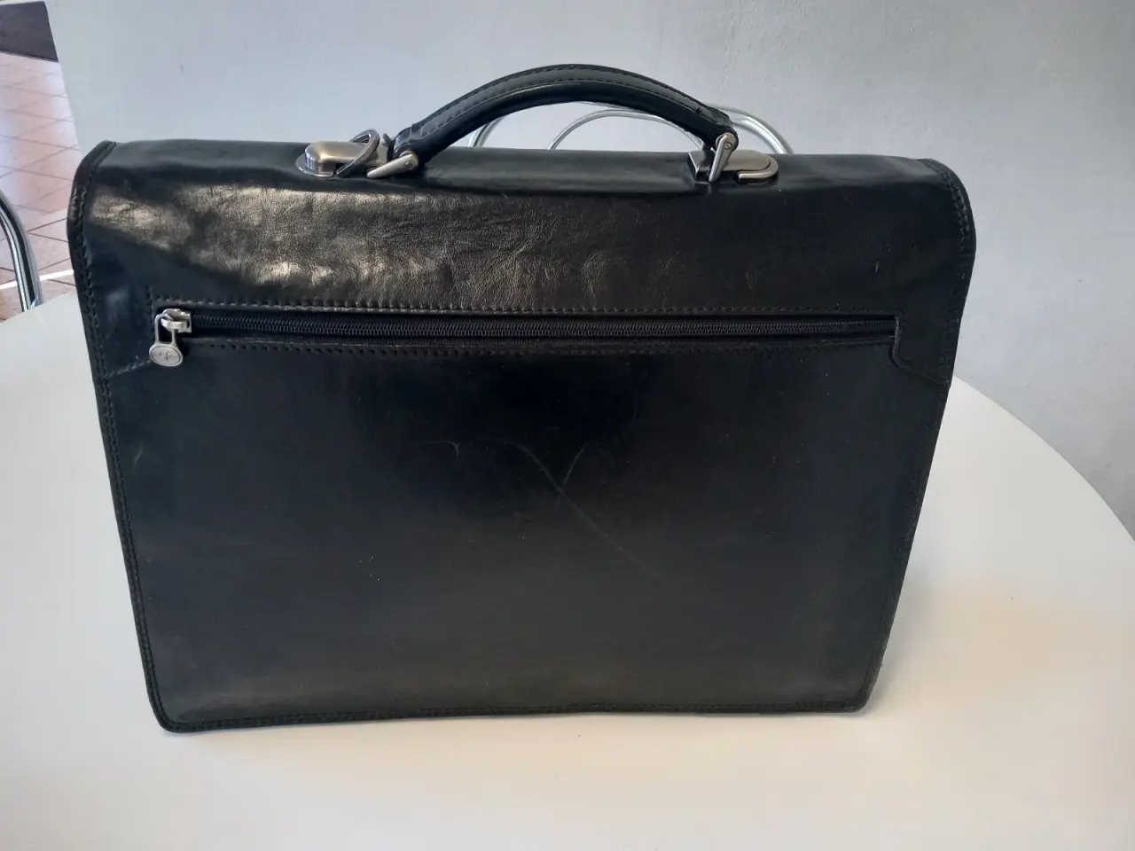 Billede 3 - Super fed office bag med patina