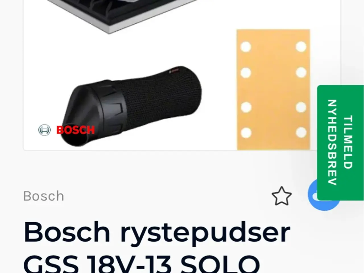 Billede 2 - BOSCH Rystepudser (ny)
