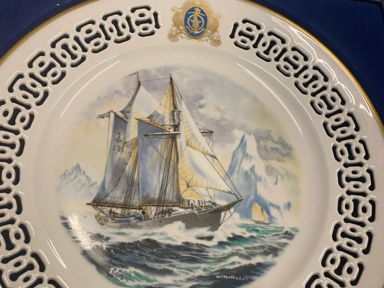 Billede 8 - 6 stk Vindjammer platter