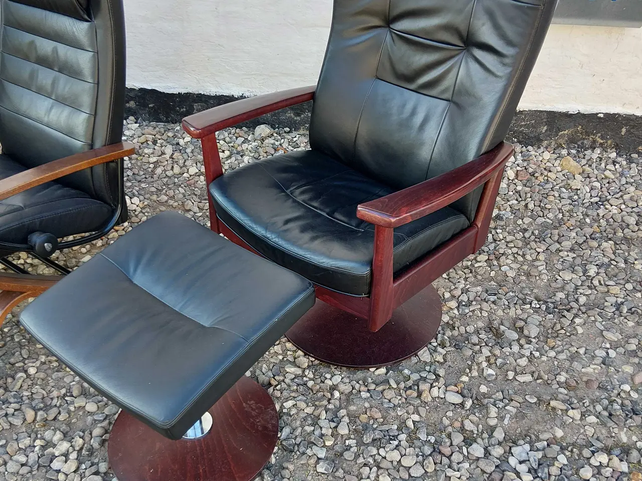 Billede 14 - Stressless, Hjort Knudsen, Farstrup læder lænestol