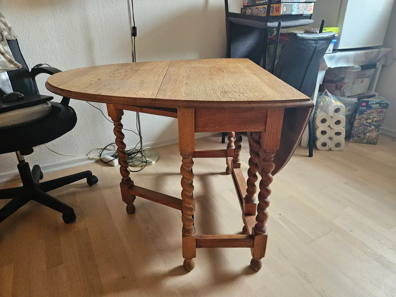 Billede 2 - Antik klapbord med to klapper