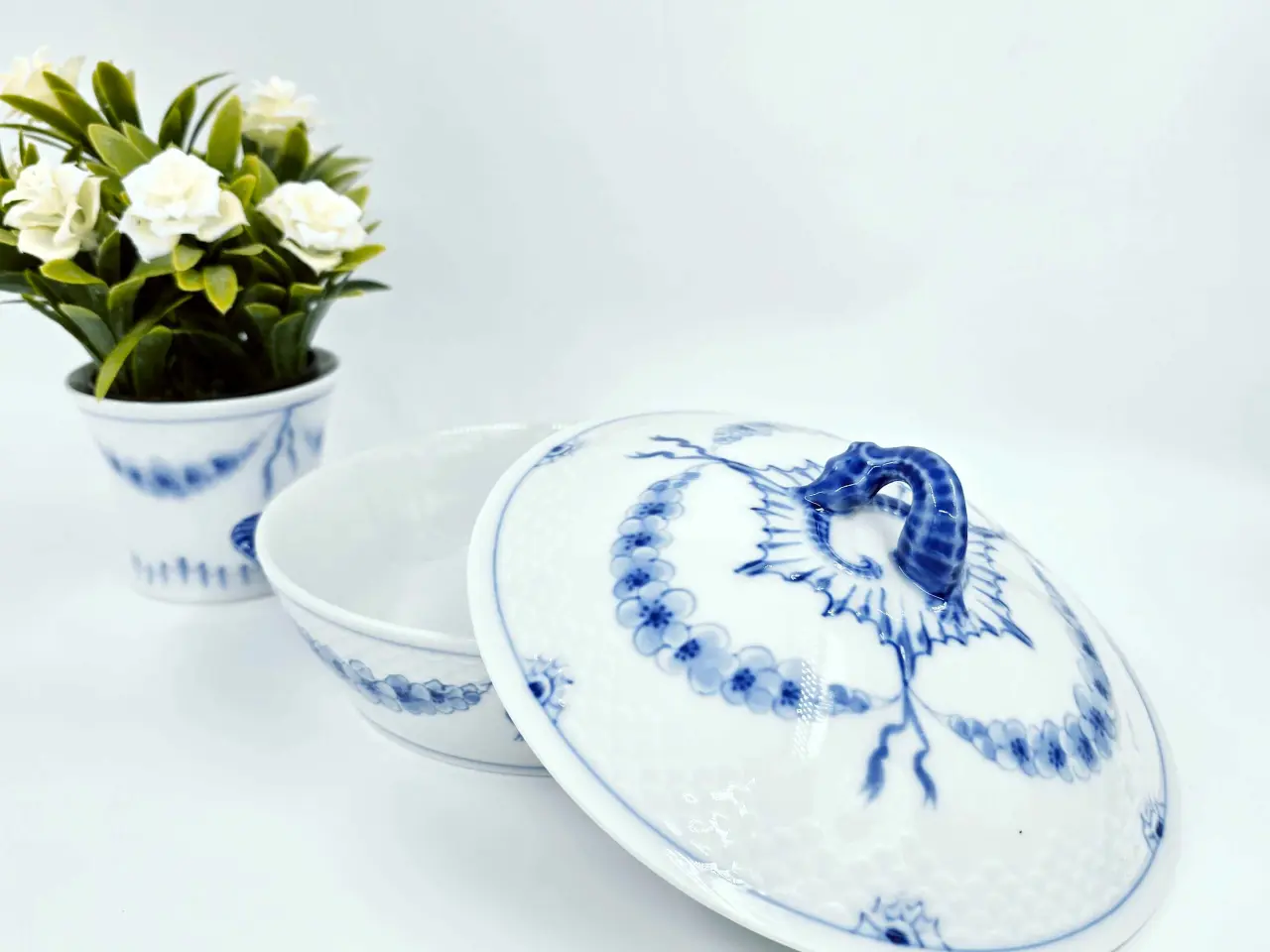 Billede 4 - Empire lågfad nr 5A Porcelæn 