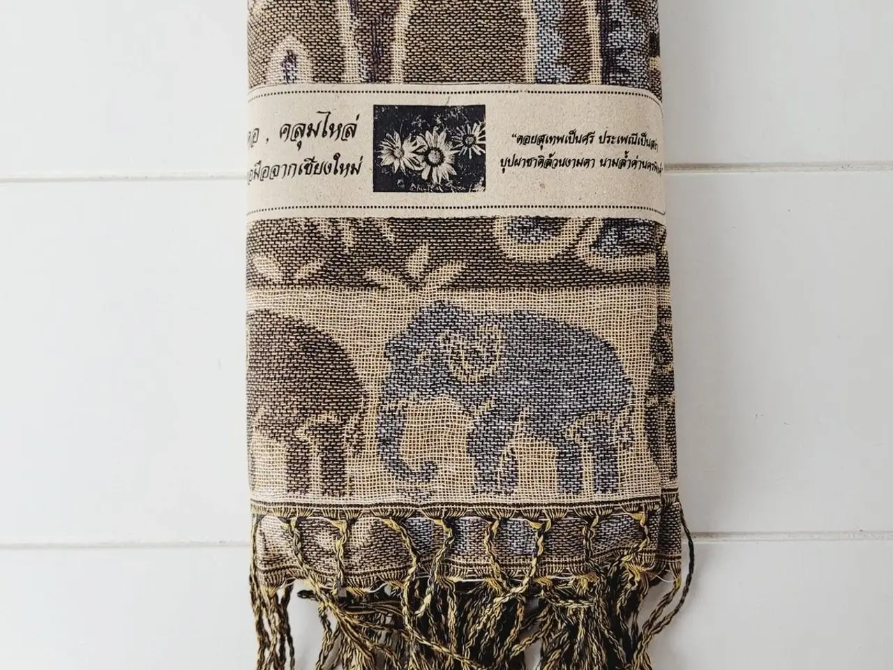 Billede 1 - ⭐️- Elegant og Blødt Pashmina Tørklæde - UBRUGT