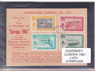 Guernsey - Europa 1961 - 4 Stk. - Stemplet