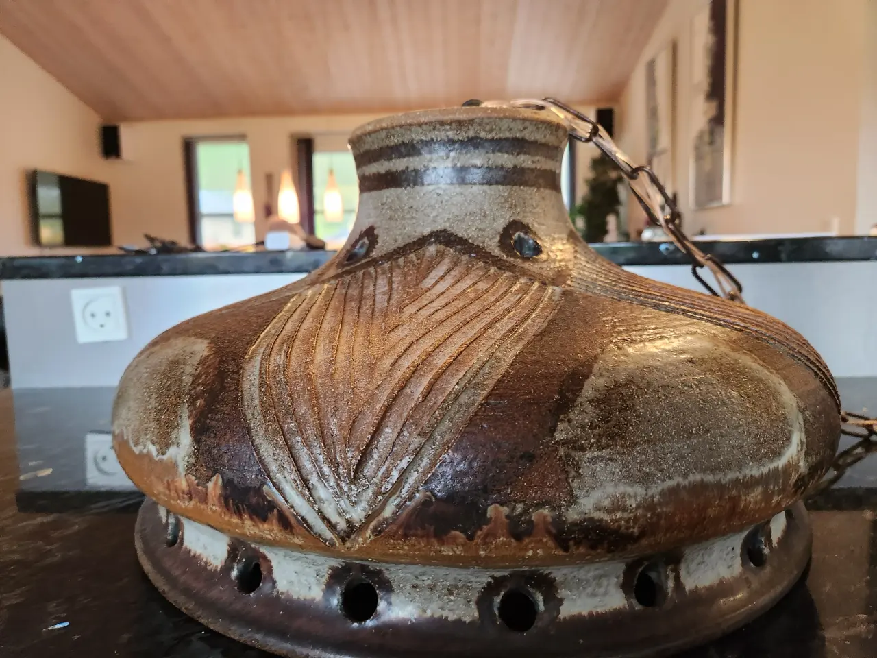 Billede 3 - Lampe, Stentøj