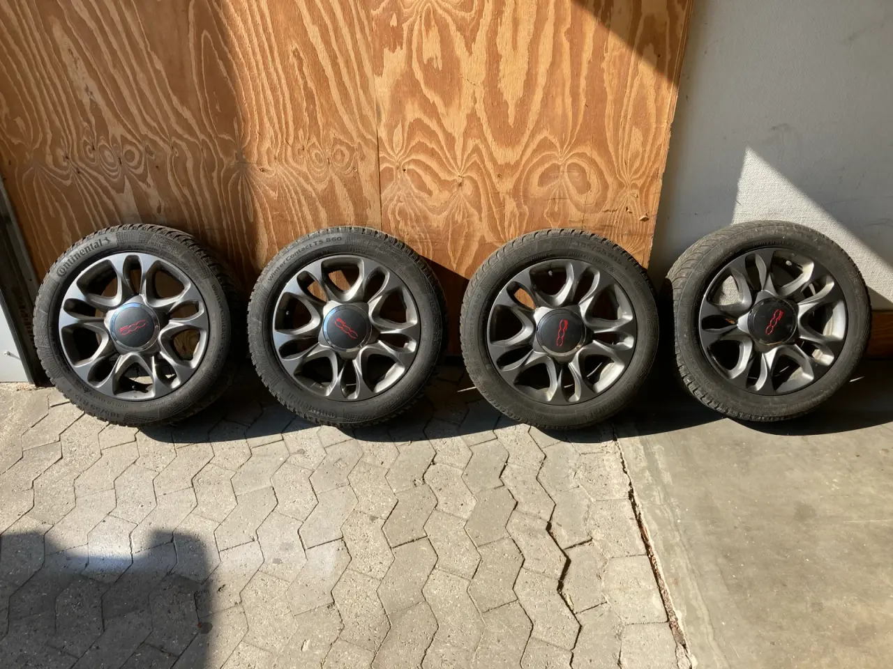 Billede 5 - Originale Fiat 500 sport vinterhjul
