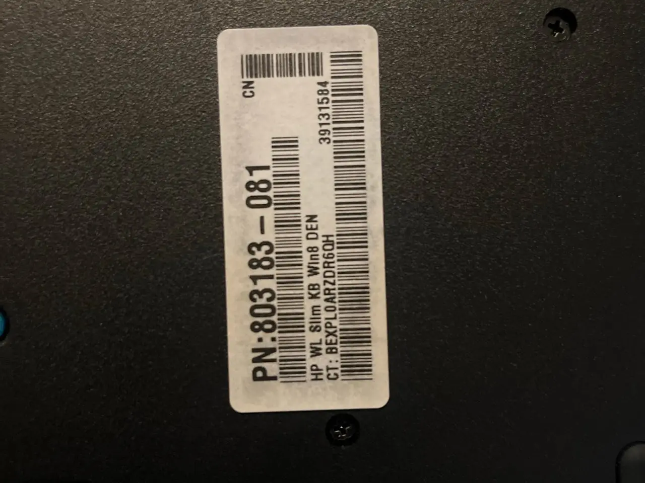 Billede 5 - HP trådløst tastatur SK-2064 med dongle
