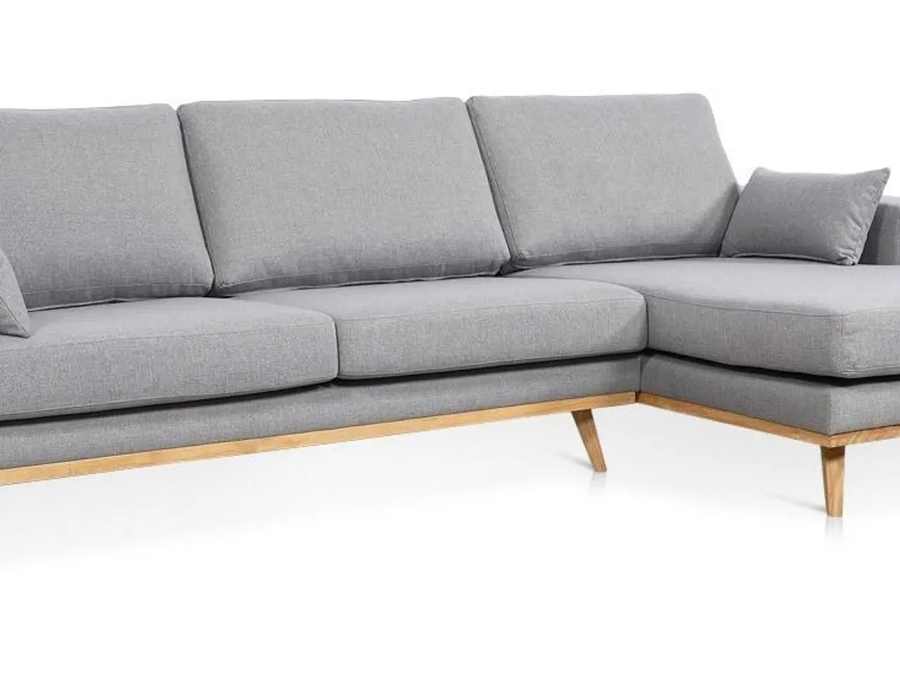 Billede 2 - Simone chaiselongsofa højrevendt - lysegrå Inari 91