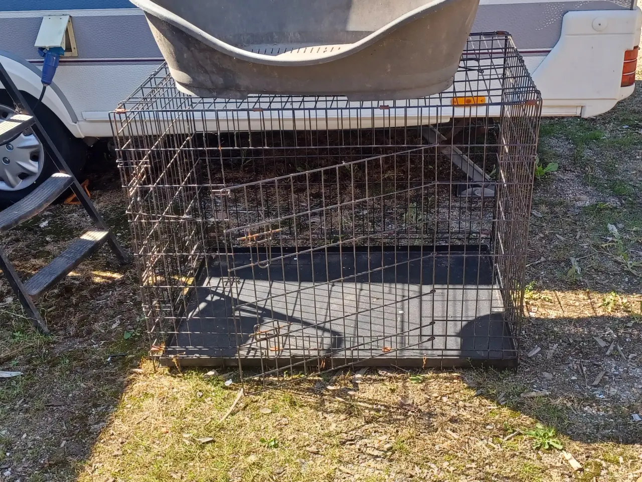 Billede 2 - stor hundetransportbur