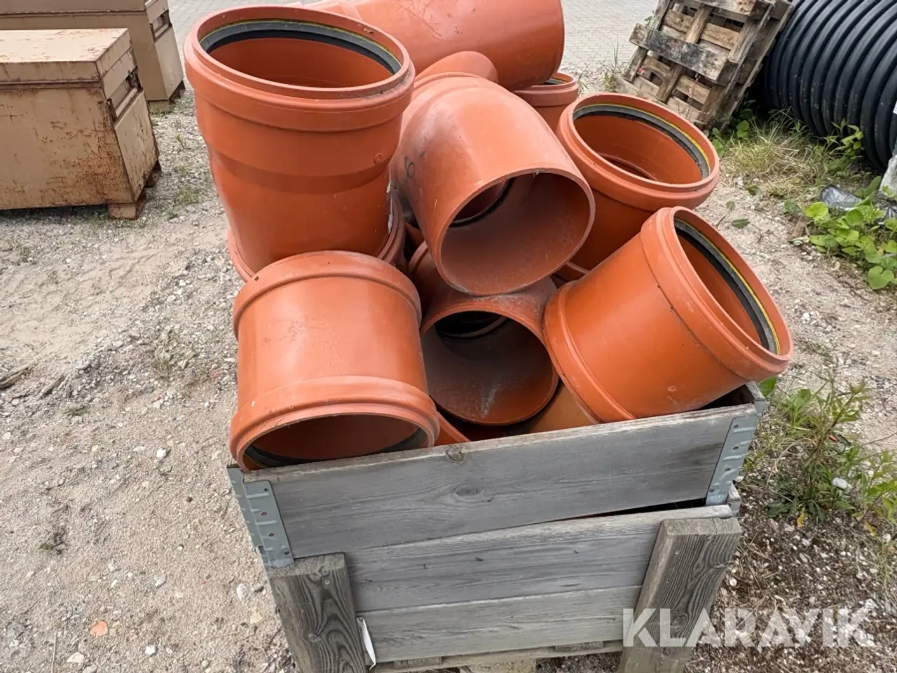 Billede 4 - Parti PVC kloakfittings og overgange