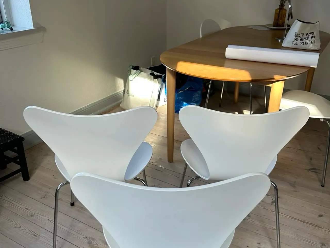 Billede 2 - Sælger 3 stk. originale Fritz Hansen syverstole