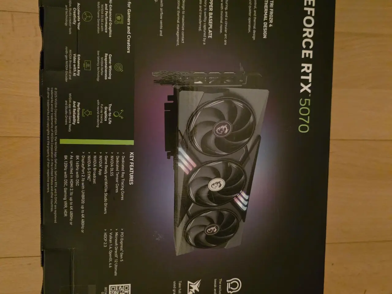 Billede 5 - GeForce RTX 5070 MSI 12GB GDDR7