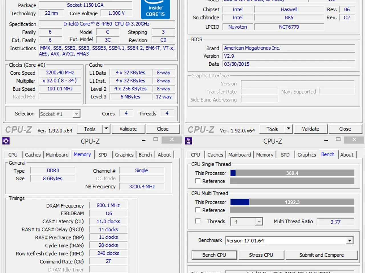 Billede 6 - Intel Core i5-4460 m. MSI ATX bundkort & 8GB RAM