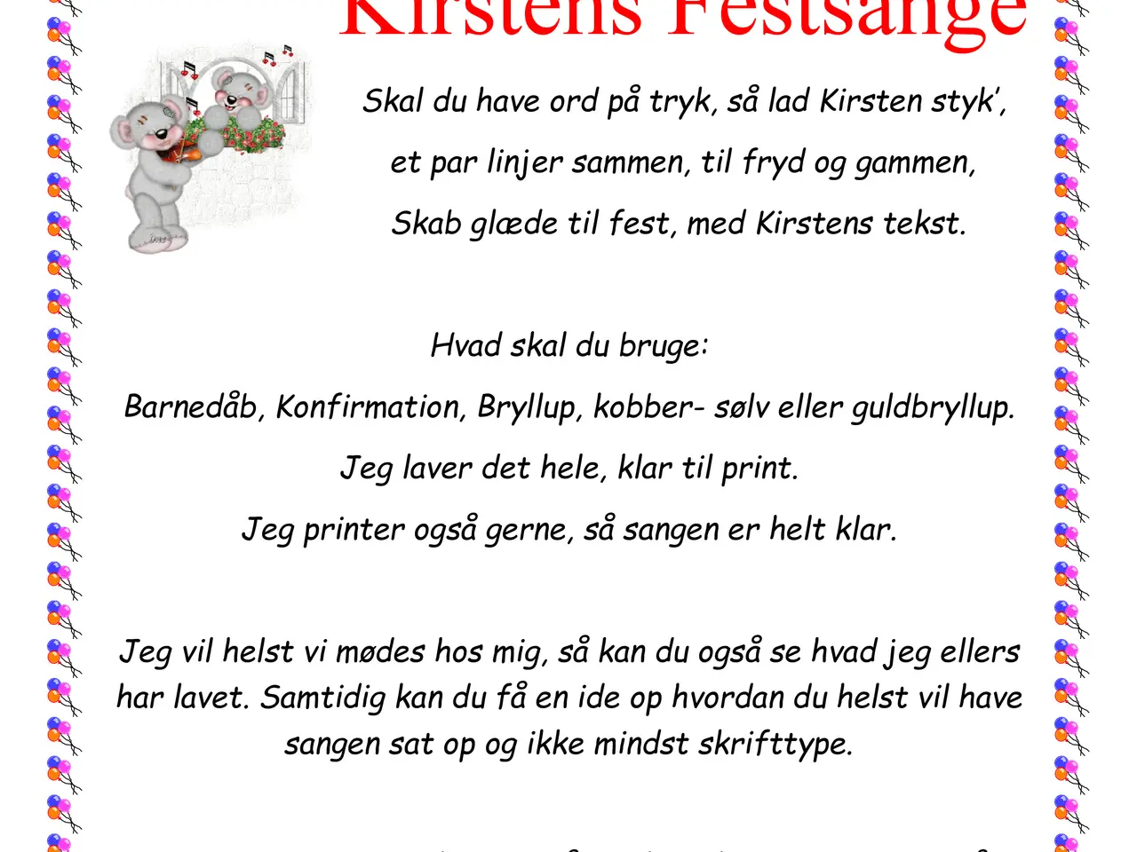Billede 1 - Festsange - til enhver lejlighed
