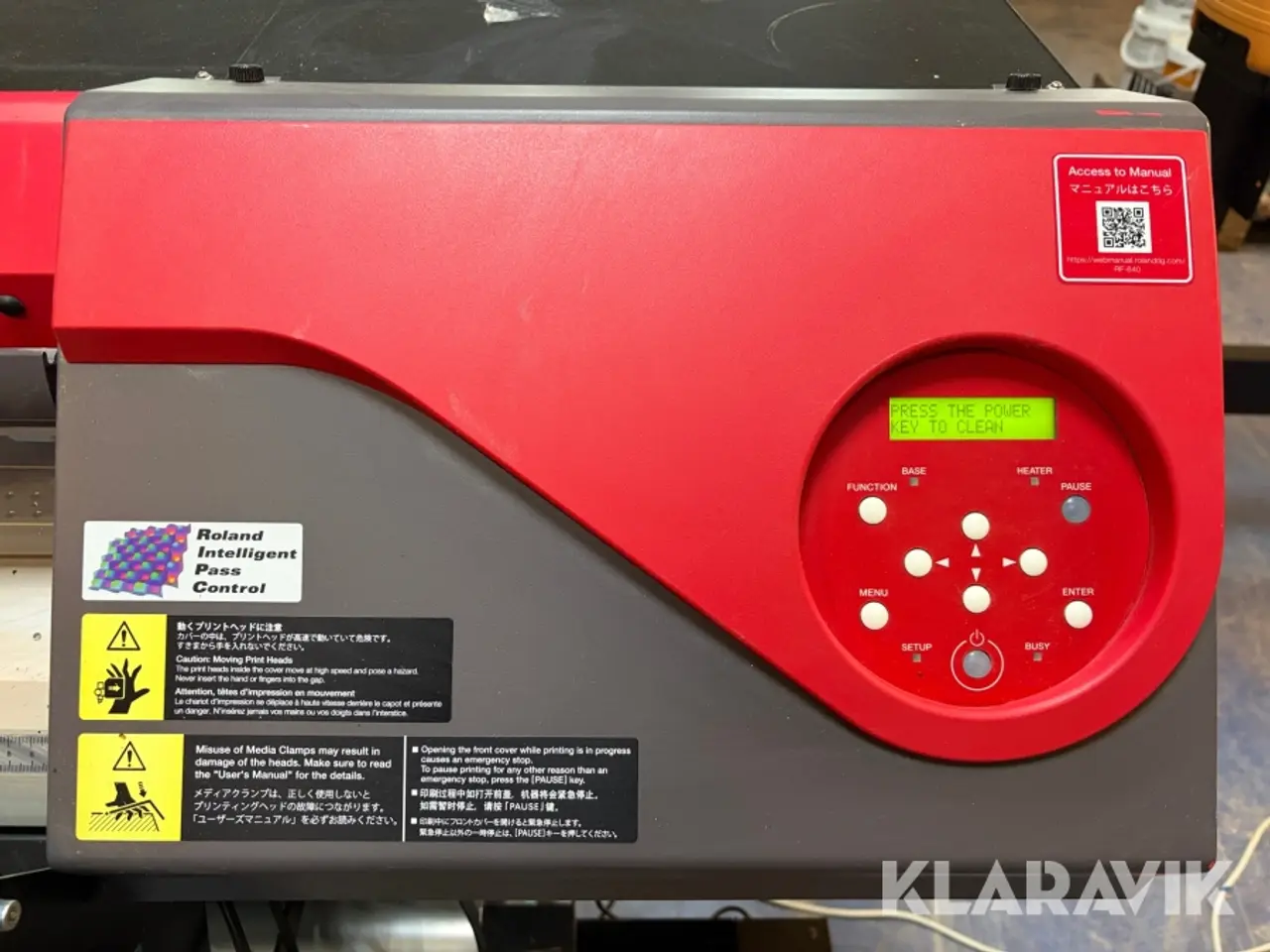 Billede 11 - Storformatprinter med opvikler Roland VersaEXPRESS RF-640