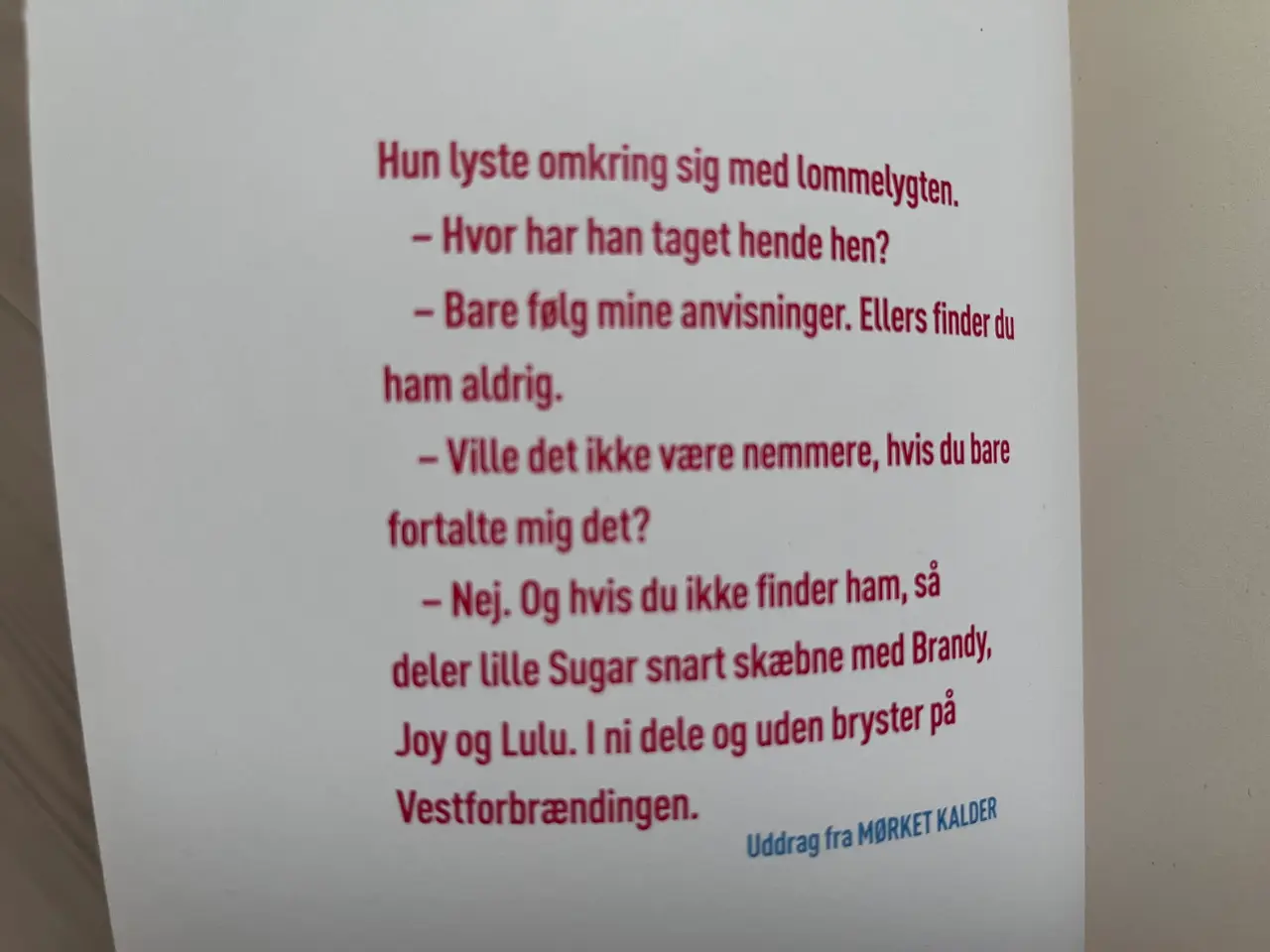 Billede 3 - Mørket Kalder, Michael Katz Krefeld , Krimi