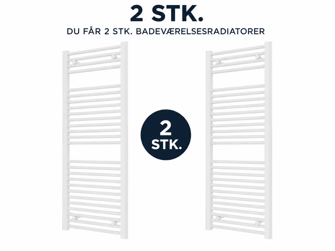 Billede 1 - 2stk Asola radiator 1210mmx480mm