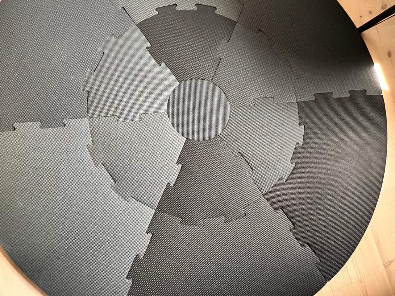 Billede 5 - Sebra rund Play Mat blå næsten ny