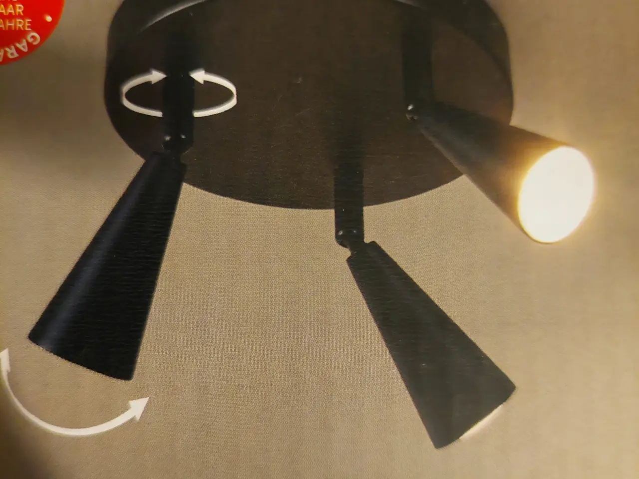 Billede 9 - lampen til loft eller væggen