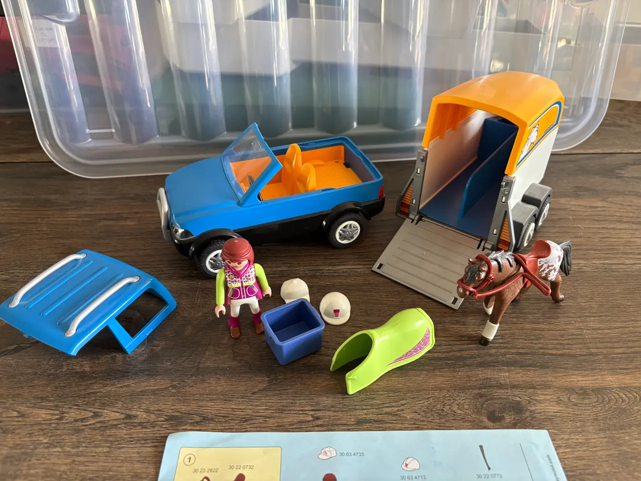 Billede 2 - PLAYMOBIL 5223 Bil med Hestetrailer