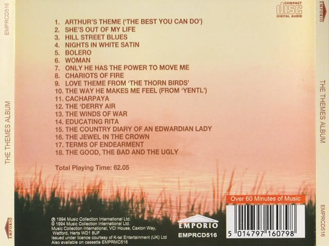 Billede 2 - Diverse kunstnere – The Themes Album – CD