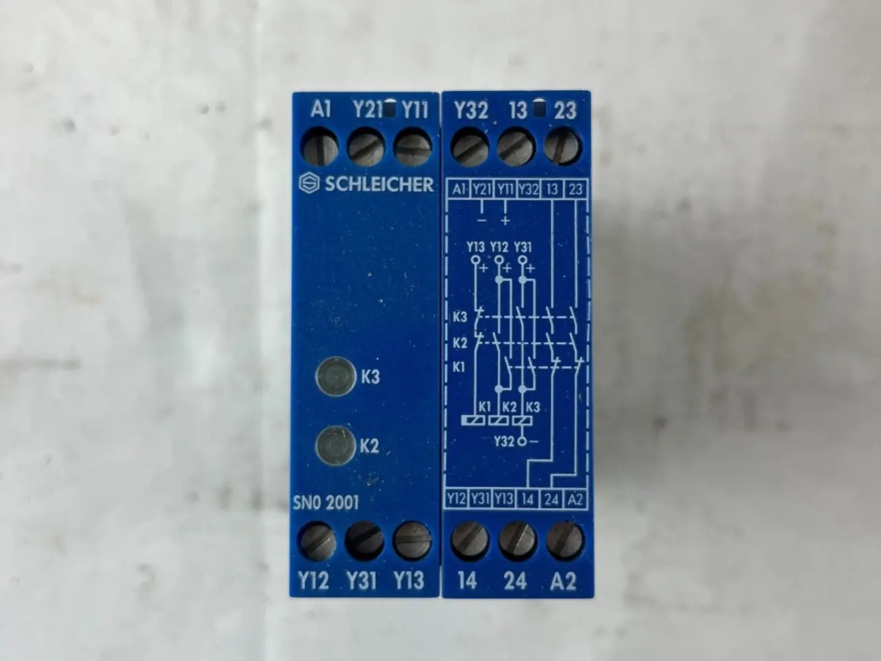Billede 2 - Schleicher SNO 2001-115(C) sikkerhedsrelæ 115VAC