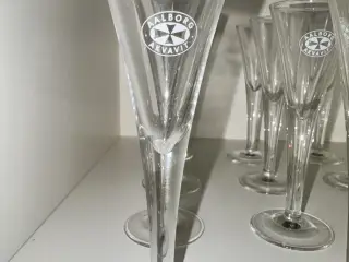 12 smukke Akvavit snapseglas | samlet pris
