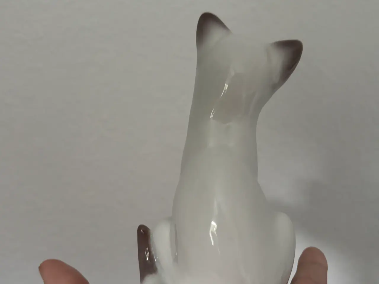 Billede 6 - ✨ Bing & Grøndahl porcelæns killing – hvid kat mod