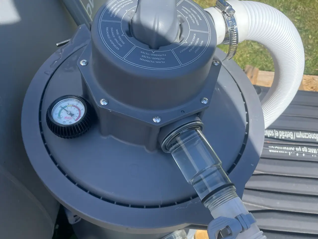 Billede 3 - Avenli 5x2,5x1,22 m pumpe, stige og solfanger