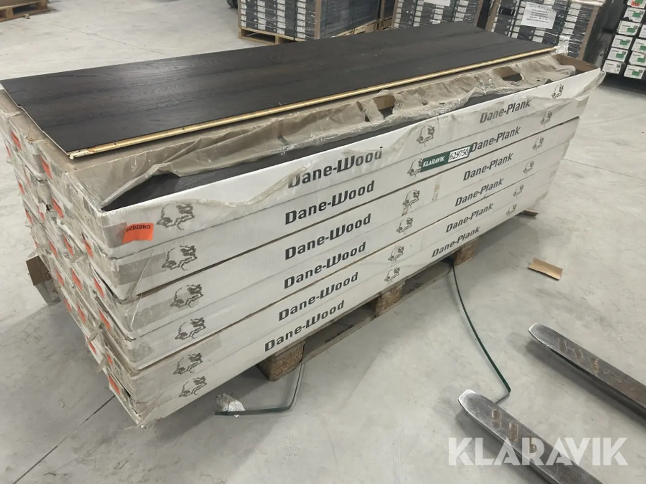 Billede 1 - Plankegulv Välinge Bredebro i egetræ 76 m2