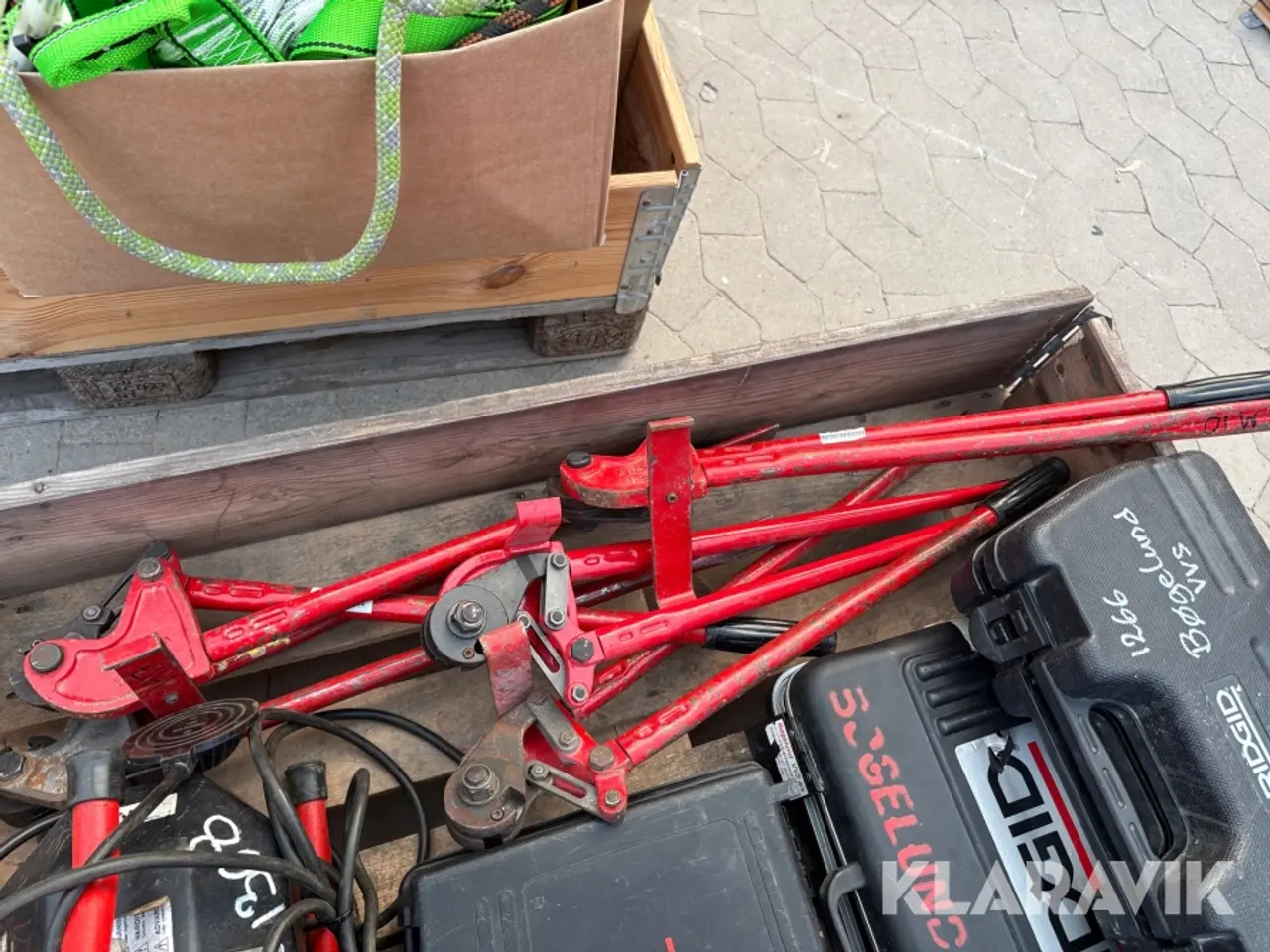 Billede 11 - Assorteret værktøj Ridgid - 1 palle