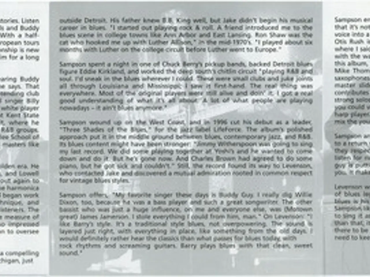 Billede 5 - Barry Levenson - Jake… – Closer To The Blues – CD