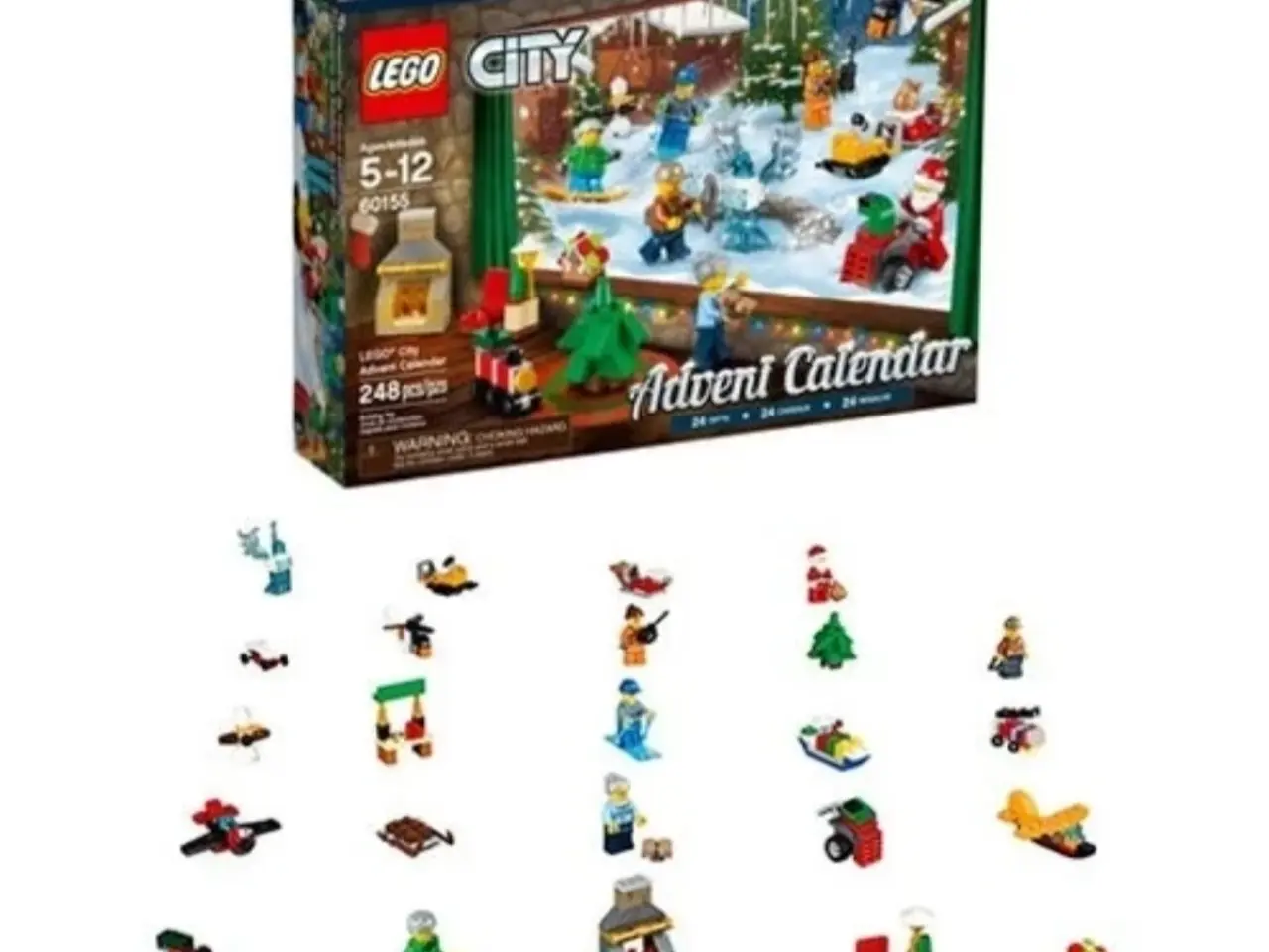 Billede 1 - Lego City julekalender figurer 60155 fra 2017 