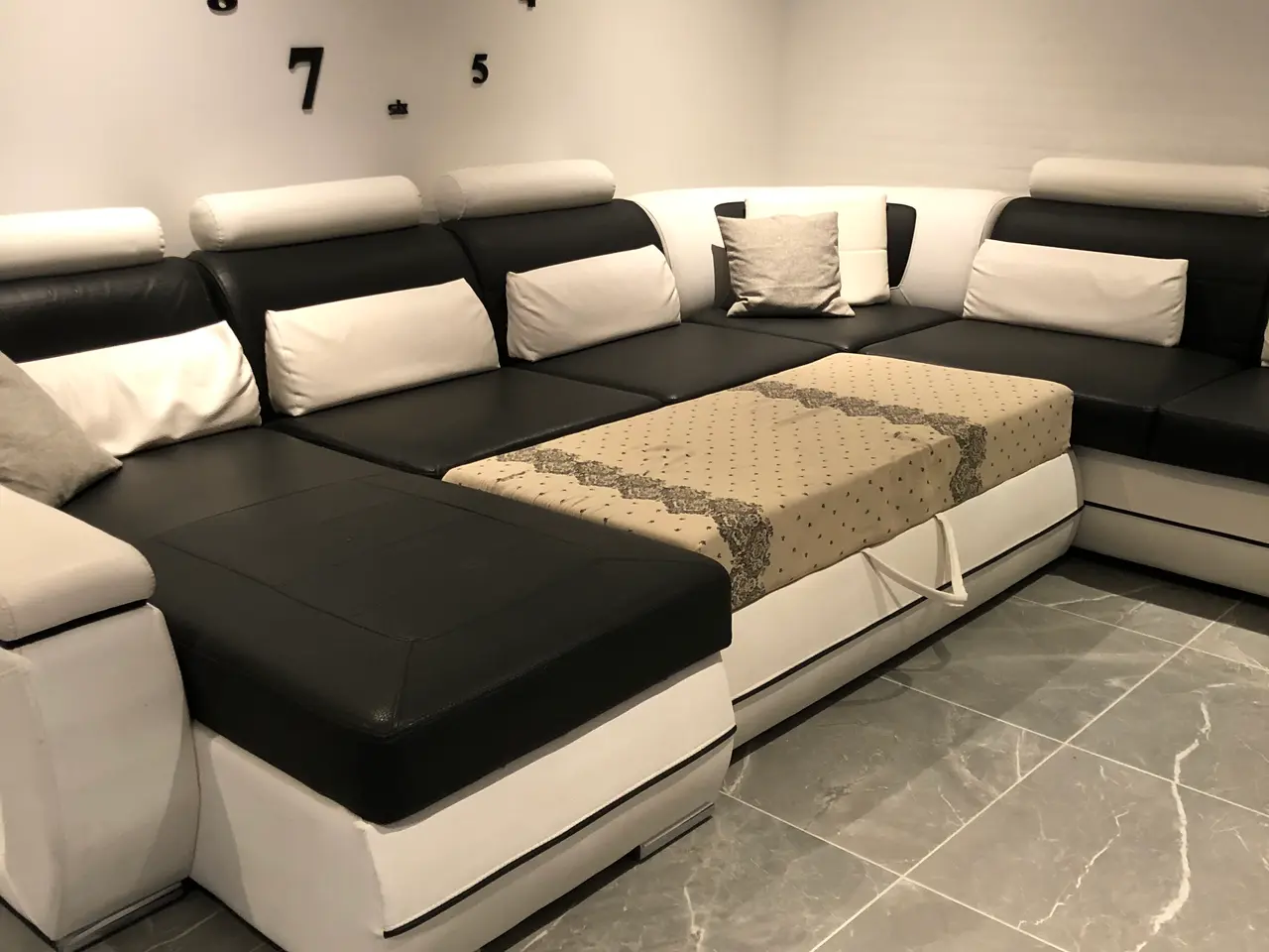 Billede 3 - Lækker læder U-sofa