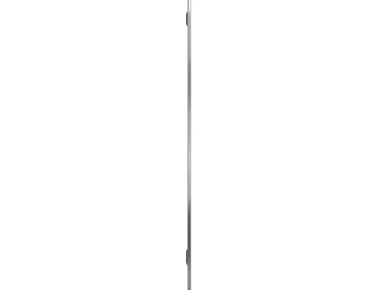 Billede 4 - Vægspejl 80 × 35 cm - sølvfarvet, organisk form
