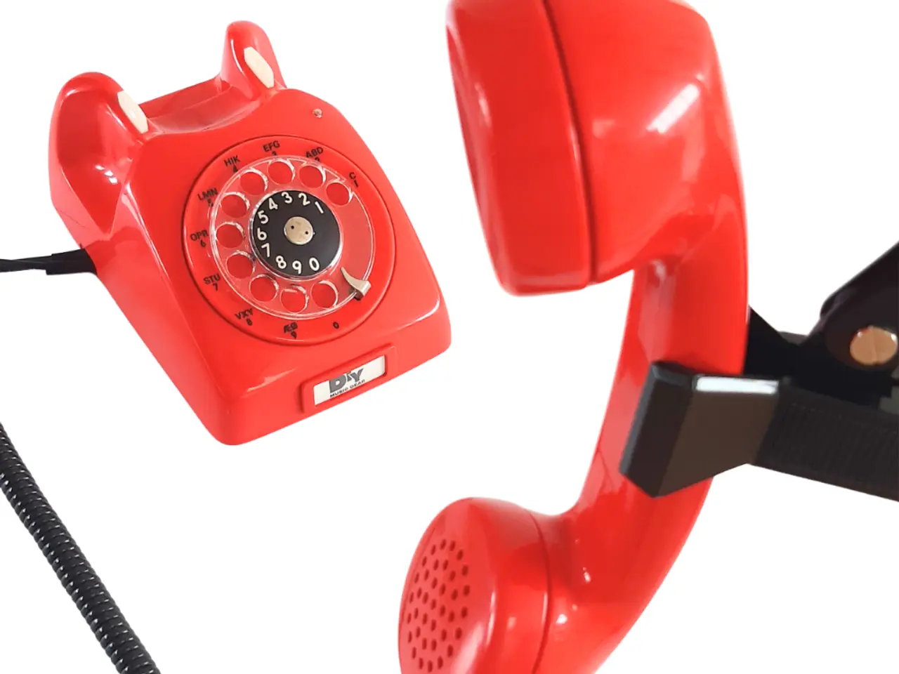 Billede 2 - Retro telefon mikrofon 2 (Rød)